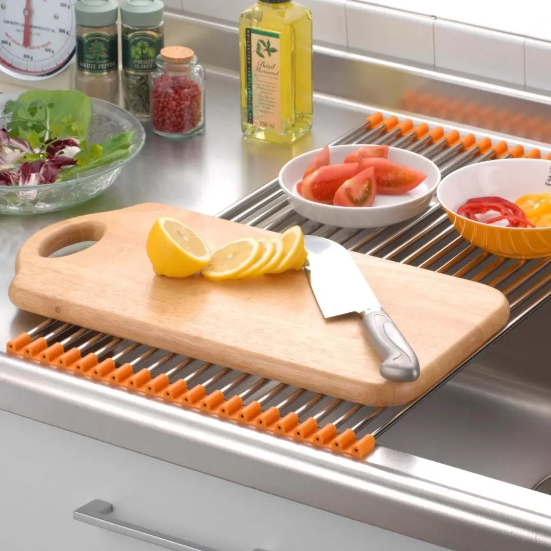 スノコロロ オレンジ キッチン用品 燕三条製 ステンレス製 [株式会社オビタス] 【011S113】