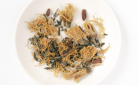 伝統野菜食用菊りゅうのひげ　菊茶セット 加工食品 