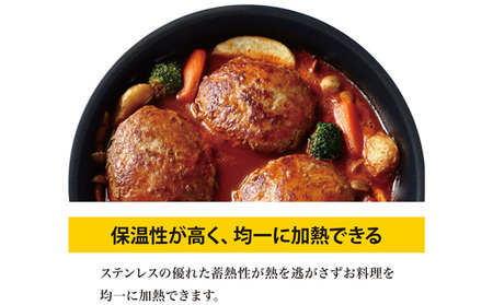 クワトロプラスIH フライパン20cm IH対応 フライパン 20cm 調理器具 キッチン用品 キッチン ステンレス アルミニウム 日本製 新潟 