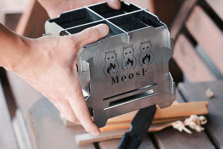 [MoosF] 組立BOX二次燃焼焚火台 [0535]