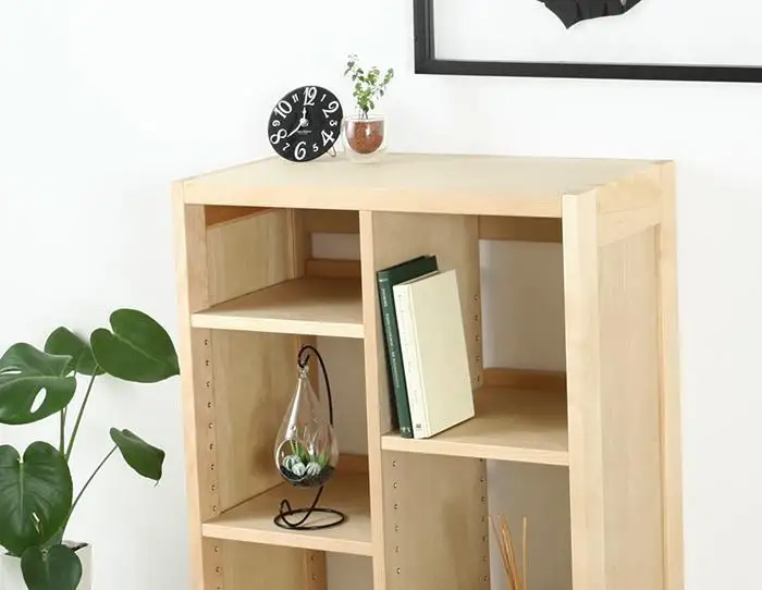 大川家具 ファイン 60cm ブックシェルフ 高さ95cm 天然木 サクラ(バーチ)