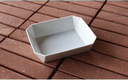 1616/ TY Square Bowl 184 White 2個セット【1616/arita japan】有田焼 食器 器 鉢 中鉢 スクエア ボウル ホワイト シンプル A25-599