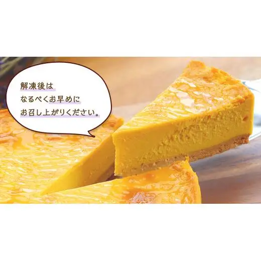 【冷凍】 パンプキン チーズケーキ 6号 × 1個 