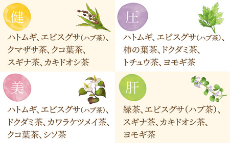 「自然・薬膳体験！」青葉山ハーバルビレッジ薬膳茶セット（4種類）