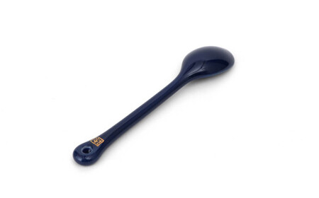 源右衛門窯 瑠璃金彩梅絵 スプーン シンプル 可愛らしい ティ−タイム 食器 有田焼 A16-12