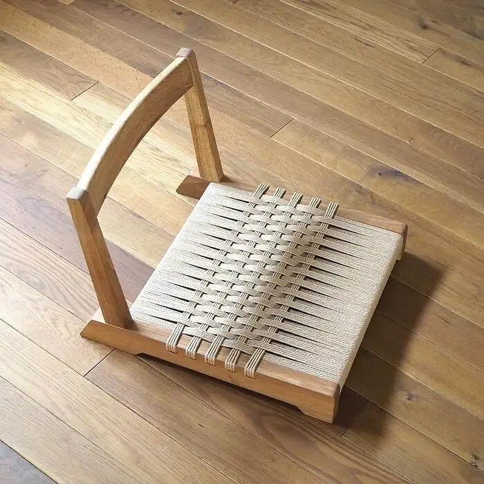 ペーパーコードの座椅子 ／ イス ロープ 丈夫【UMEBACHI FURNITURE】