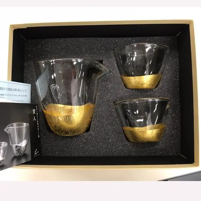 貫入　酒器セット