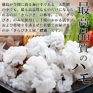 【漁獲量全国トップクラス】天然鱧鱧鍋セット（3～4人前）