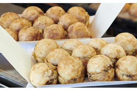 No.325 皓介の名古屋風醤油たこ焼き・赤白食べ比べ20個（CAS冷凍）