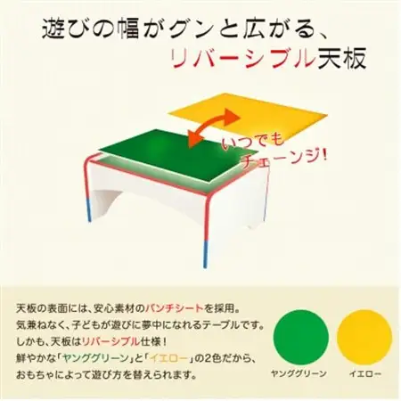 知育家具シリーズ　プレイテーブル　90cm幅　EPT-900_雑貨・日用品  家具・インテリア _【1416034】