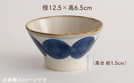 【波佐見焼】藍ブルー くらわんか碗 5点セット 食器  皿 茶碗【藍染窯】[JC92] 波佐見焼