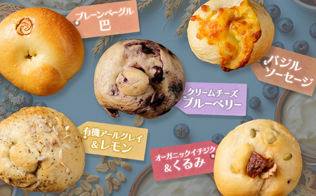 【定期便：全3回】トモヱベーグル ギフトセット「北の麦輪（むぎわ）10個セット」【330007】