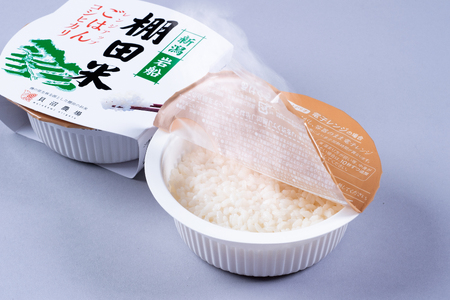 【令和7年産米】新潟県村上市岩船産 棚田米 コシヒカリのパックごはん (150g×12個) A4216