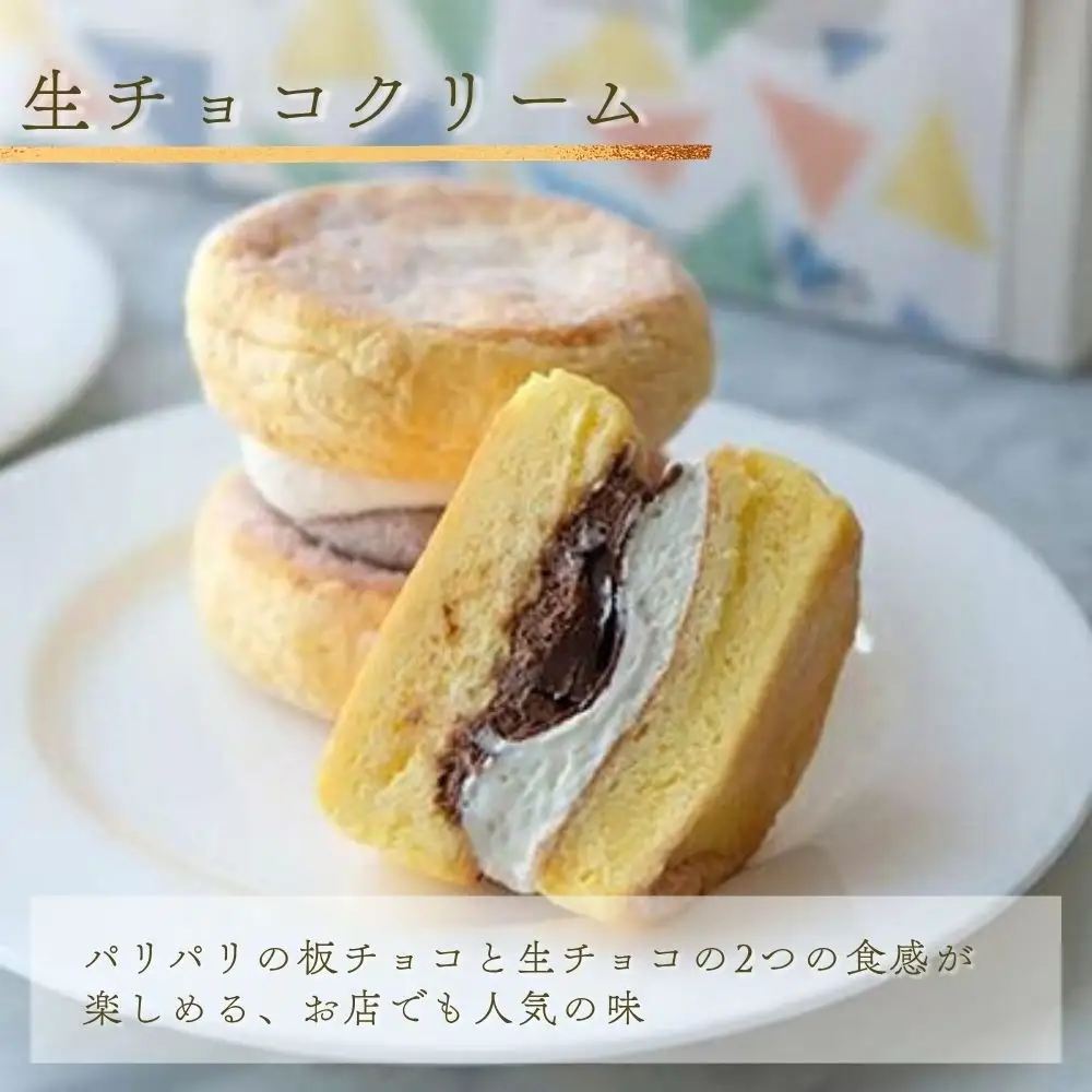 【ライオンカフェ】ふわふわパンケーキサンド2種10個入り｜京都 スイーツブランド ケーキ 人気セット 