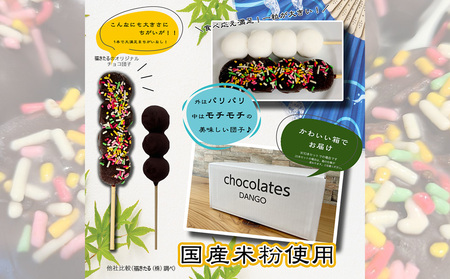 ジャンボチョコ団子10本セット(冷凍)・F023-14