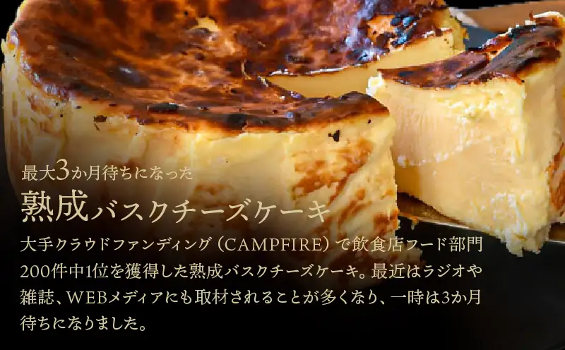 熟成と非熟成バスクチーズケーキ食べ比べセット_H0041-101