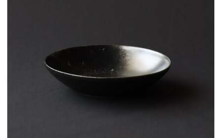 有田焼 銀河 frame bowl 皿 ボウル 18cm【山忠】食器 器 うつわ 磁器 陶磁器 ボウル 鉢 サラダボウル スープ皿 煮物 宇宙 銀彩 シルバーブラック 黒 マット シック グラデーション 食洗機対応 A24-177