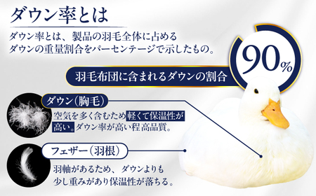 【お中元対象】【訳あり】【 糸島 羽毛 ふとん 】羽毛 布団 柄おまかせ ダウン90％【 シングル 】糸島市 / 株式会社三樹  [AYM006] 本掛け 羽毛布団 冬用