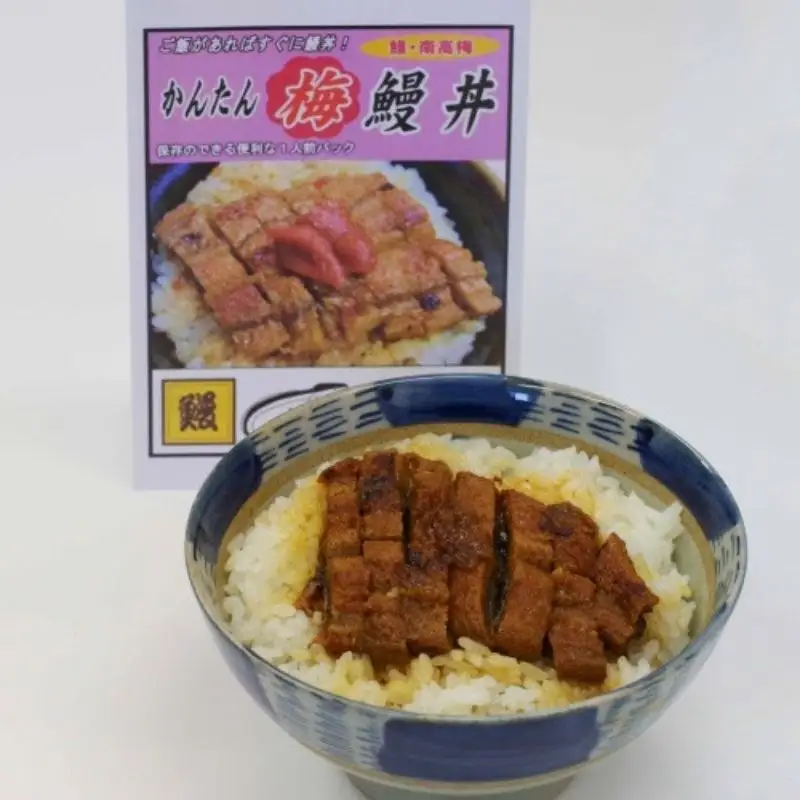 かんたん鰻丼 ３種食べ比べセット×２ 合計６食 / 和歌山 田辺市 国産 国産鰻 鰻 うなぎ 鰻丼 うな丼 簡単 お手軽 かんたん 食べ比べ 土用の丑の日 冷凍 梅 うめ ごぼう 【ots011】