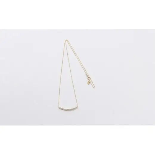 【ダイヤモンドネックレス】 ネックレス ダイヤモンド 0.50カラット K18 イエローゴールド ペンダント レディース シンプル 豪華 おしゃれ 大人 ファッション ジュエリー アクセサリー カーブライン プレゼント ギフト 誕生日 記念日 お祝い 17780B DIA PN