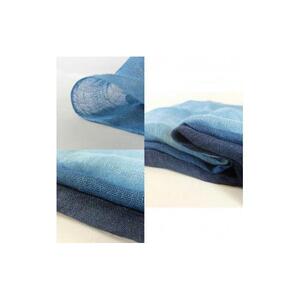 リネンストール無地　ネイビー