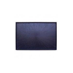 Rectangle Rays Tray 黒檀 ebony  ｜トレー プレート お皿 皿 食器 インテリア