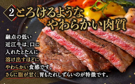 近江牛ロースステーキ3枚 600g 肉の大助 滋賀県 東近江市 C-E15 和牛 国産牛 ブランド牛 A4 A5 ロース ステーキ 霜降り 焼肉 BBQ ギフト