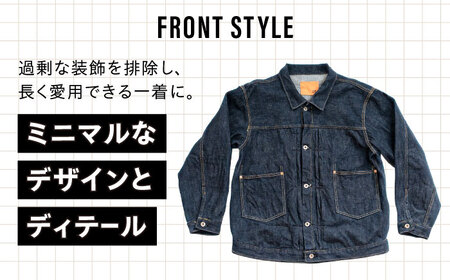 受注生産 ジージャン セルビッチデニム 日本製 ジーパン デニム ジャケット アメカジ メンズ ファッション AF-20 TRUCKER アトリエフロート 糸島市 / atelier FLOAT [AAF006] 