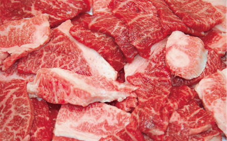 26-979．幻の四万十牛 こじゃんと贅沢な切り落とし　焼肉用（黒毛和牛）約1ｋｇ