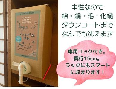 よこはまの森洗剤　3kgボックス AGB0001