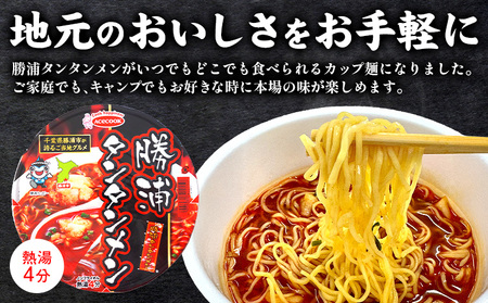 勝浦タンタンメン カップ麺 12個 一般社団法人勝浦市観光協会《30日以内に出荷予定(土日祝除く)》【配送不可地域あり】