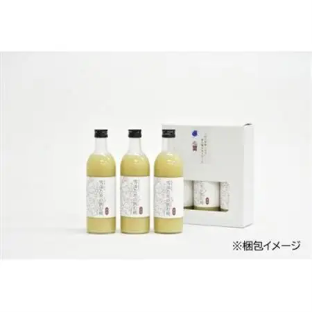【玄米】雪ほたかの飲む糀「3本セット」_酒・アルコール 甘酒  _【1411580】