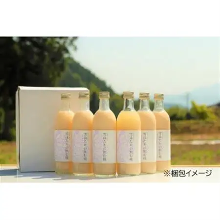 【うるち米】雪ほたかの飲む糀「6本セット」_酒・アルコール 甘酒  _【1411583】