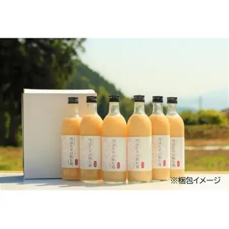 【玄米】雪ほたかの飲む糀「6本セット」_酒・アルコール 甘酒  _【1411584】