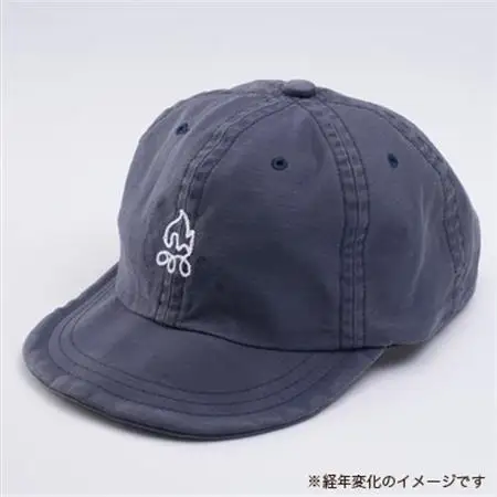 save 洗って経年変化するキャップ　ネイビー　(たき火刺繍)_装飾品・工芸品  服飾小物 _【1214407】