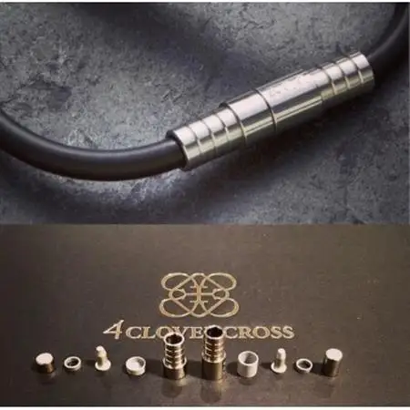 4clover　cross　CSモデル　ブラック　ラージサイズ　スポーツネックレス_装飾品・工芸品 ペンダント・ネックレス アクセサリー _【配送不可地域：沖縄県】【1272963】