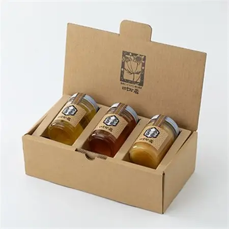 信州一期一会!長野県産純粋はちみつ (アカシア・リンゴ・百花蜜)180g×3_調味料 はちみつ  ハチミツ 蜂蜜_【1418621】