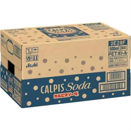 『カルピスソーダ』PET500ml　24本_飲料・ドリンク 炭酸飲料 ジュース _【1335992】