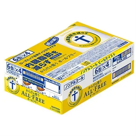 サントリー　からだを想うオールフリー (機能性表示食品)　 350ml×24本_酒・アルコール ノンアルコール  _【1348290】