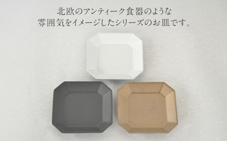 【美濃焼】DesPres-デプレ- 八角 プレートS WHITE、BLACK、GOLD 3枚セット｜食器 皿 ケーキ デザート 美濃焼 取り皿 セット 小皿 ケーキ皿 デザート皿 おしゃれ アンティーク シック 【丸新製陶】[MAM009]
