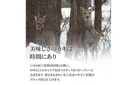 熊本県 球磨村 シカ肉 ロース・モモブロック（1kg以上） FKP9-001