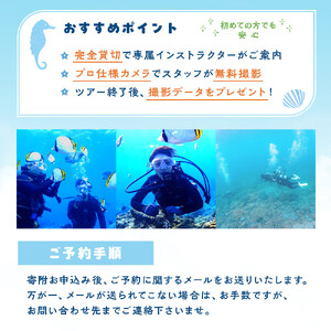 【ふるさと納税】ライセンス不要のダイビング体験ペアチケット@北谷町 ｜旅行 沖縄旅行 沖縄 体験
