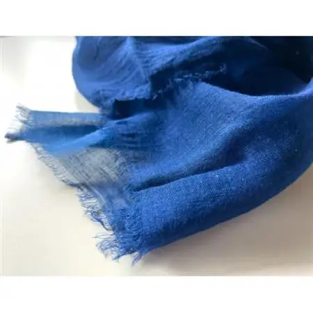 藍の大きなふんわりストール_装飾品・工芸品 ショール・ストール 服飾小物 _【1338000】