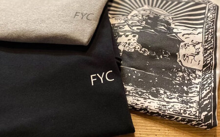 Tシャツ FYC 福山キャッスル 長袖Tシャツ グレー XL ユニセックス Tシャツ お洒落 おしゃれ 広島県福山市/有限会社ホルス [BAFG027]