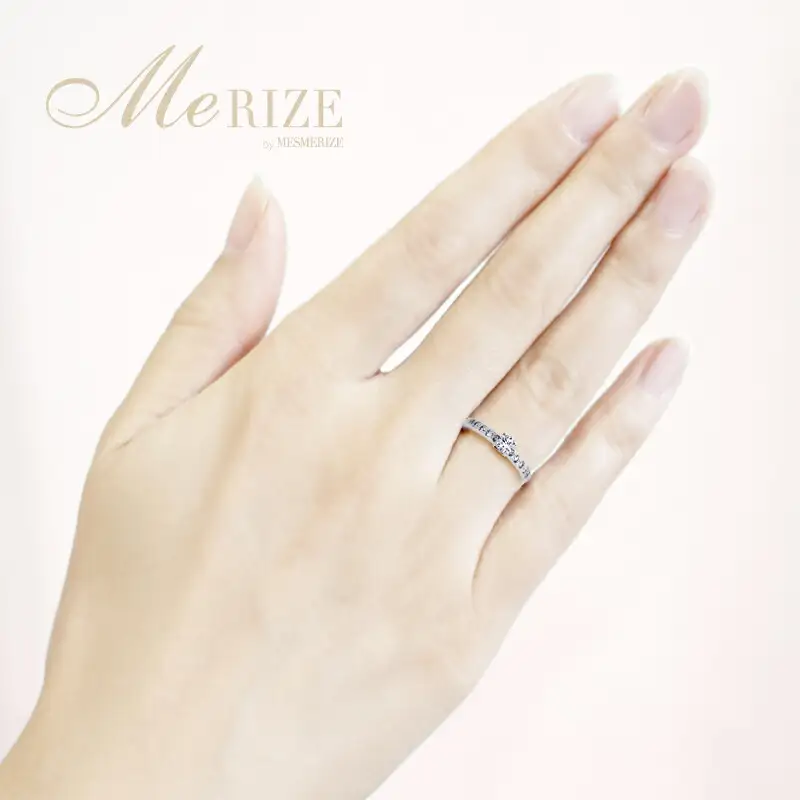 指輪 天然ダイヤ 0.37ct up～0.40ct【プラチナ950】r-306（KRP）N07-1410