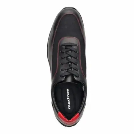 madras(マドラス)の紳士靴 ブラック×レッド 27.0cm M3361G【1430639】