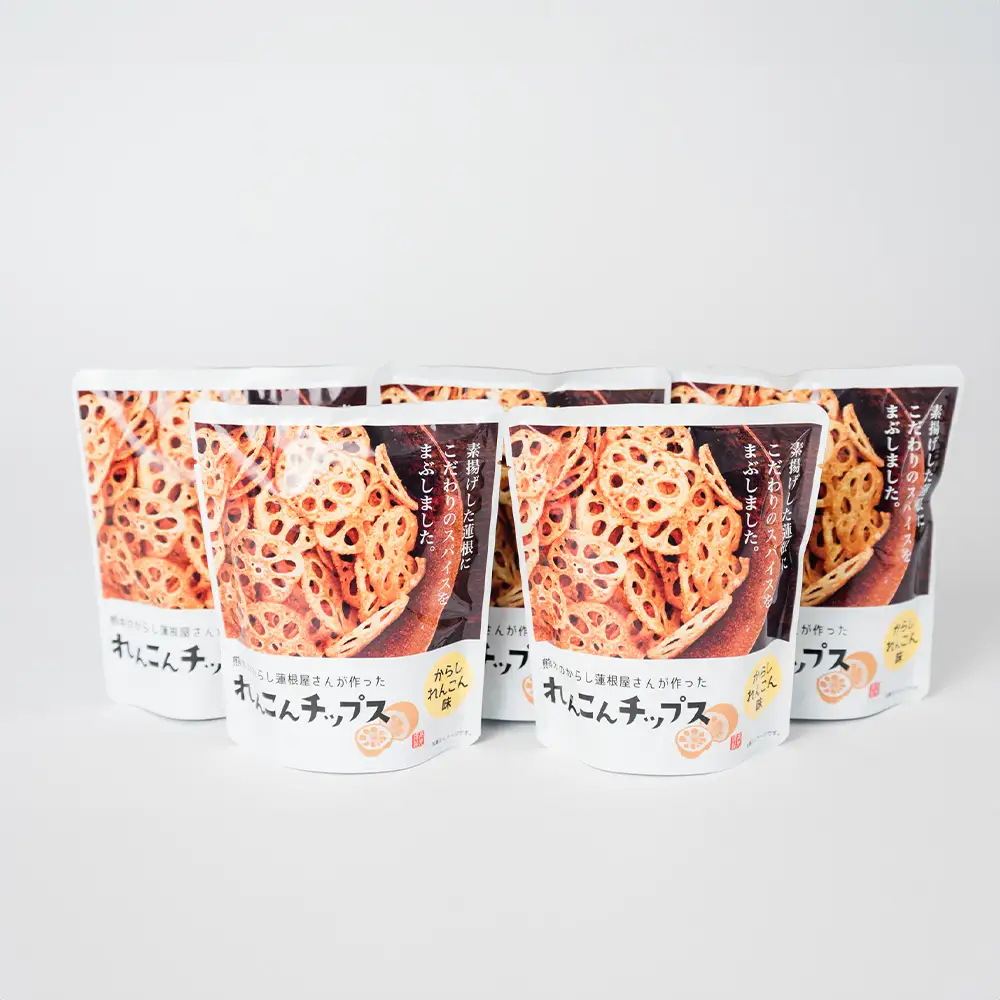蓮根チップス（からし蓮根味）20g×5袋 れんこん