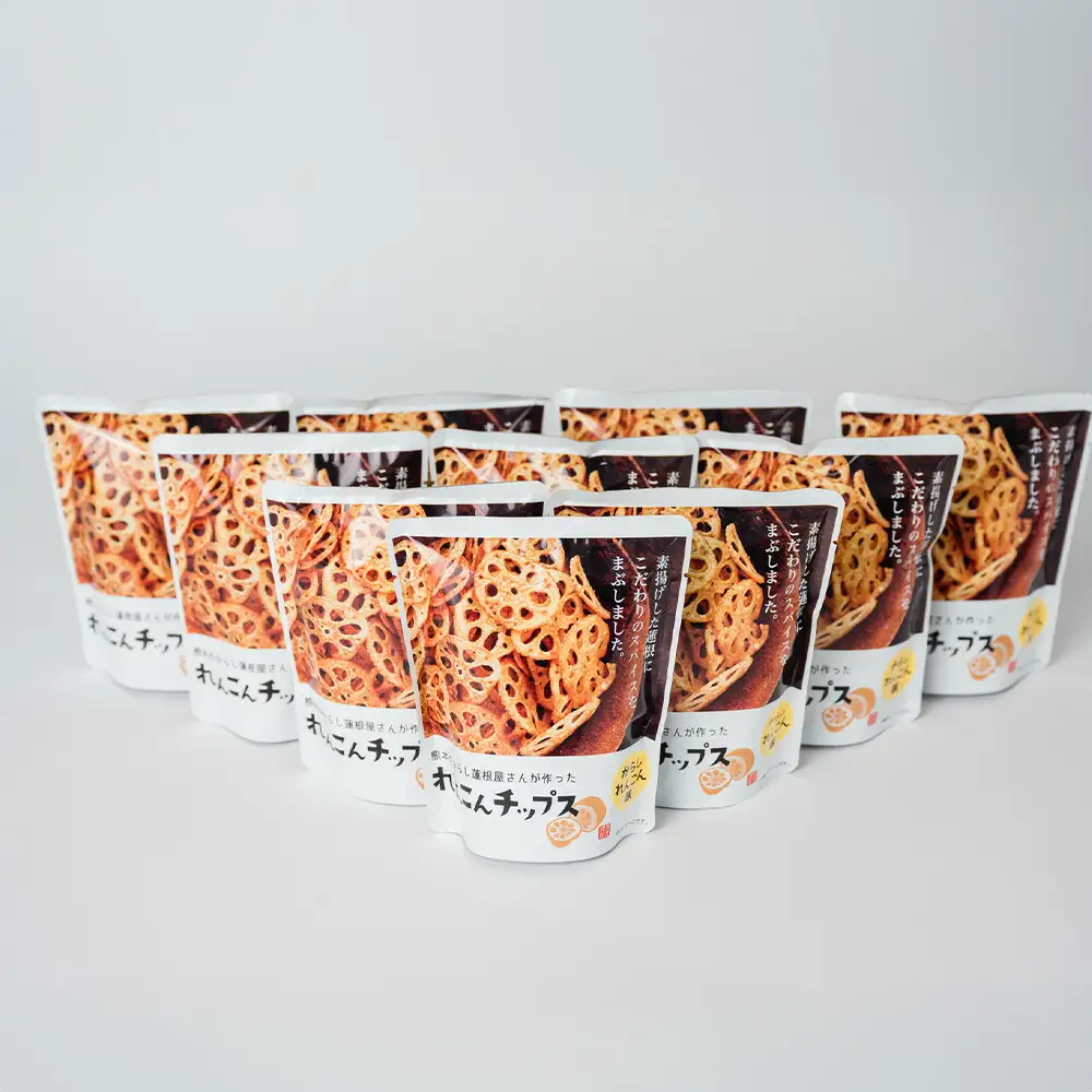 蓮根チップス（からし蓮根味）20g×10袋 れんこん