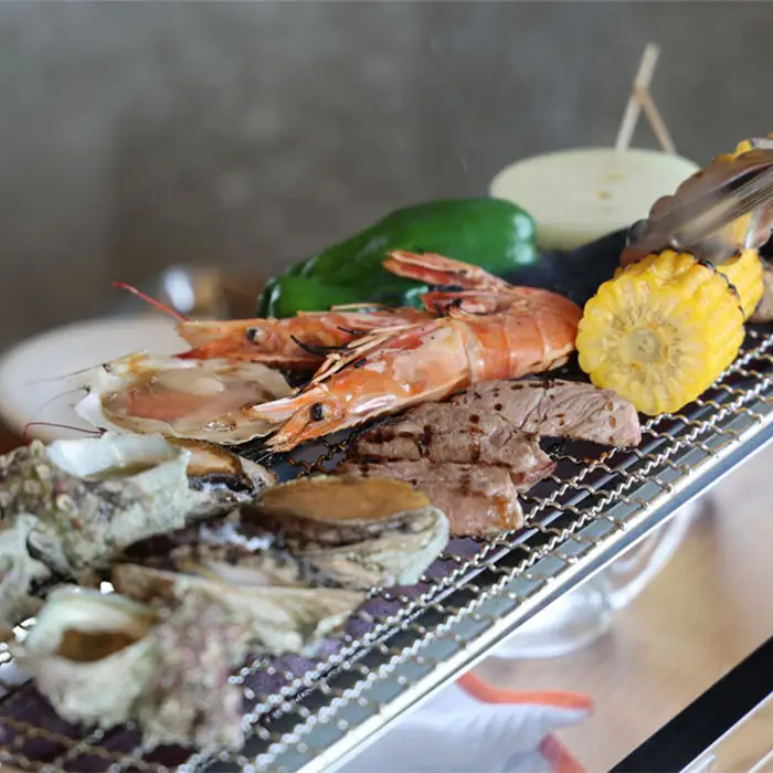 【Kamogawa SEASIDE BASE】浜の食堂 海鮮BBQ利用券 １人前　[0015-0063]