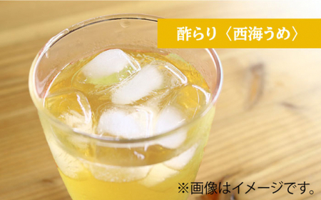 【3回定期便】酢らり 大瓶（あか紫蘇・西海うめ）総計6本＜川添酢造＞ [CDN029] 果実酢